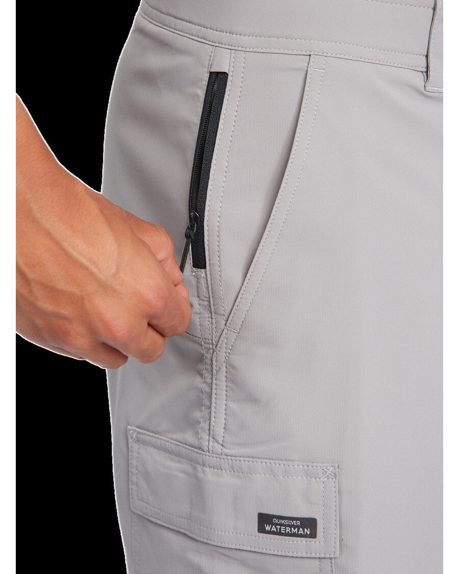 Quiksilver Waterman Atsimuutti Amphibian 18" Shortsit - Tornin Harmaa