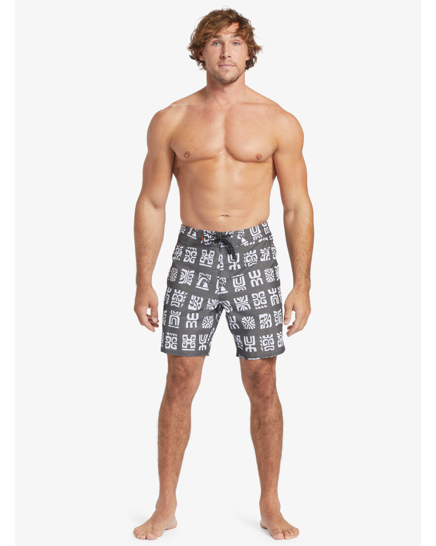 Quik Silver Waterman Channel Paddle 20" Boardshorts - Black Channel Paddle Bs