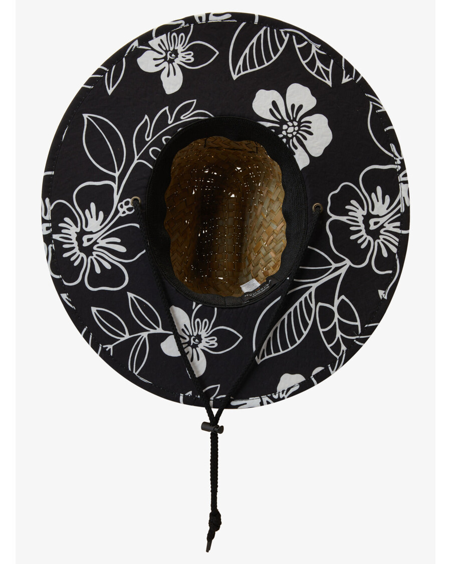 куиксилвер ватерман аутсајдер сламнати шешир за спасавање - црни/ јет блацк