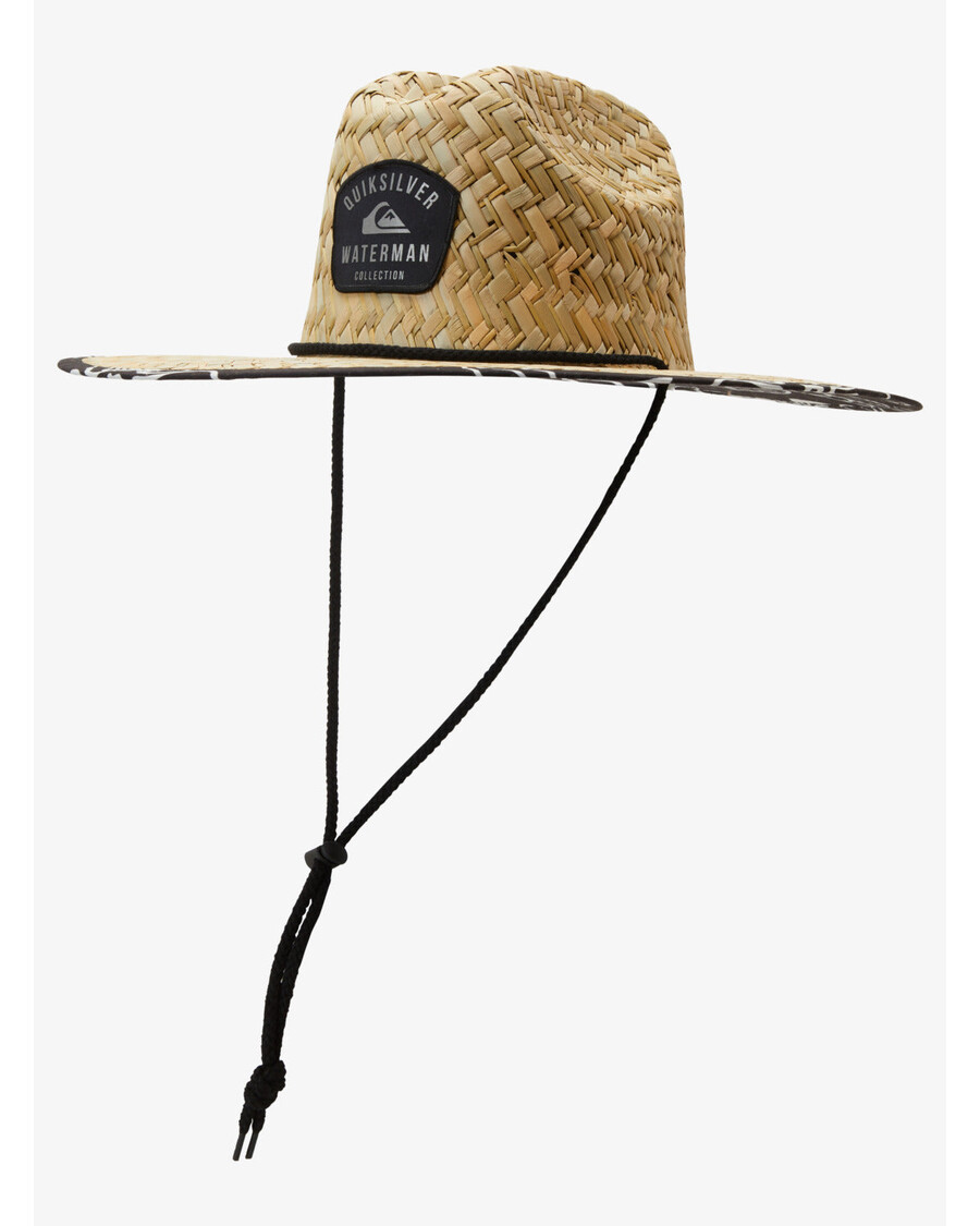 куиксилвер ватерман аутсајдер сламнати шешир за спасавање - црни/ јет блацк