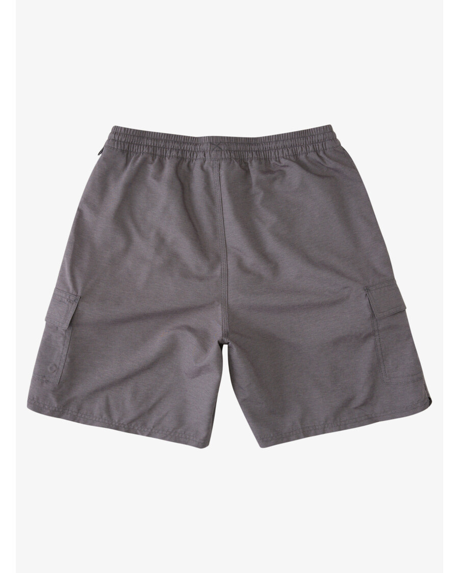 Quik Silver Waterman Balance 18" Swim Trunks - Dark Grey Heather