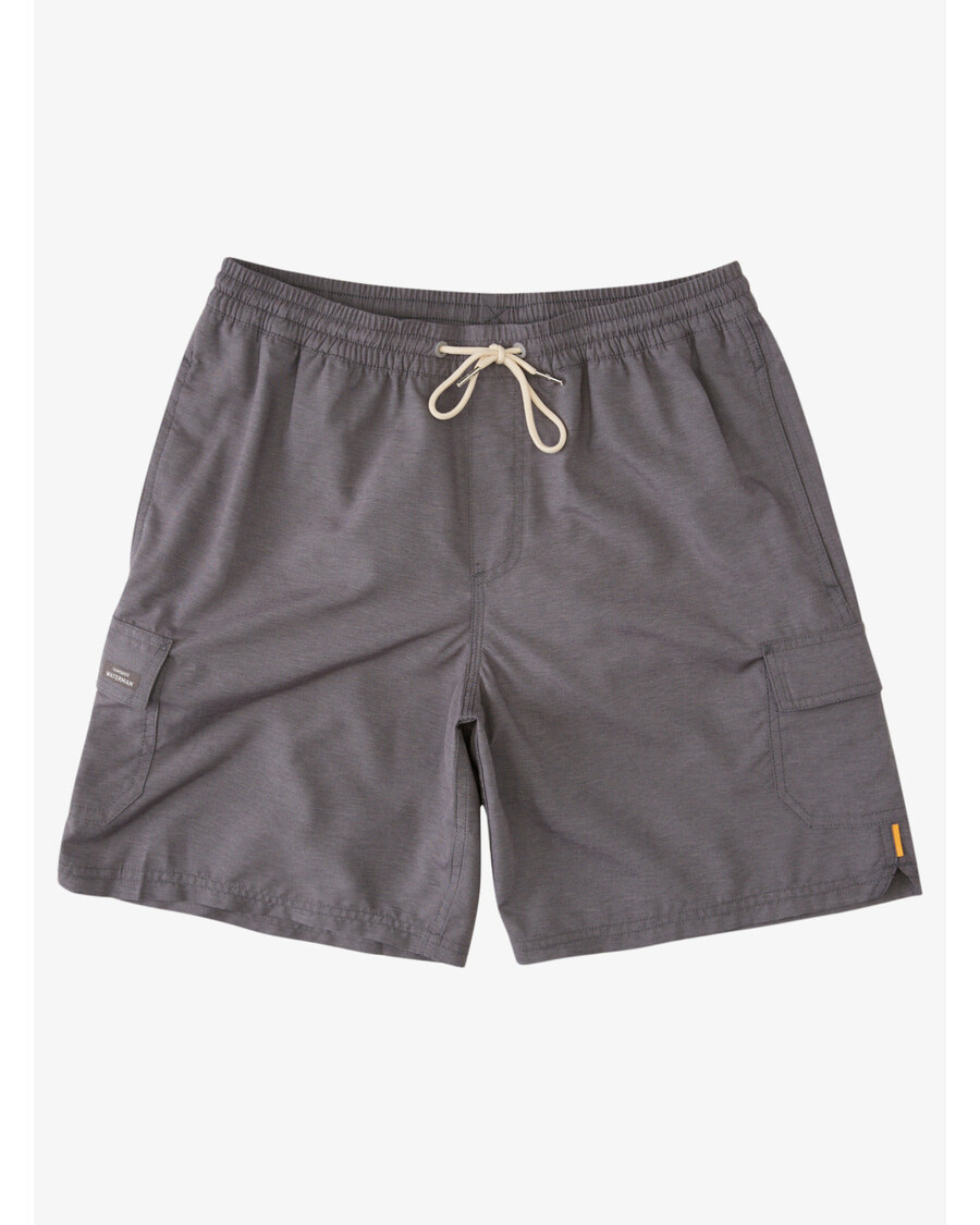 Quiksilver Waterman Balance 18"-os úszónadrág - Sötétszürke Hanga