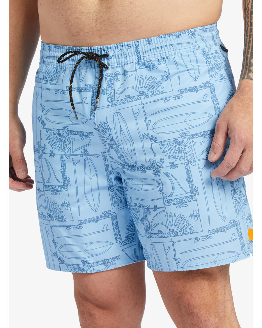 Quiksilver Waterman Longboard Volley 17" Badebukse - Dusk Blue Longboard