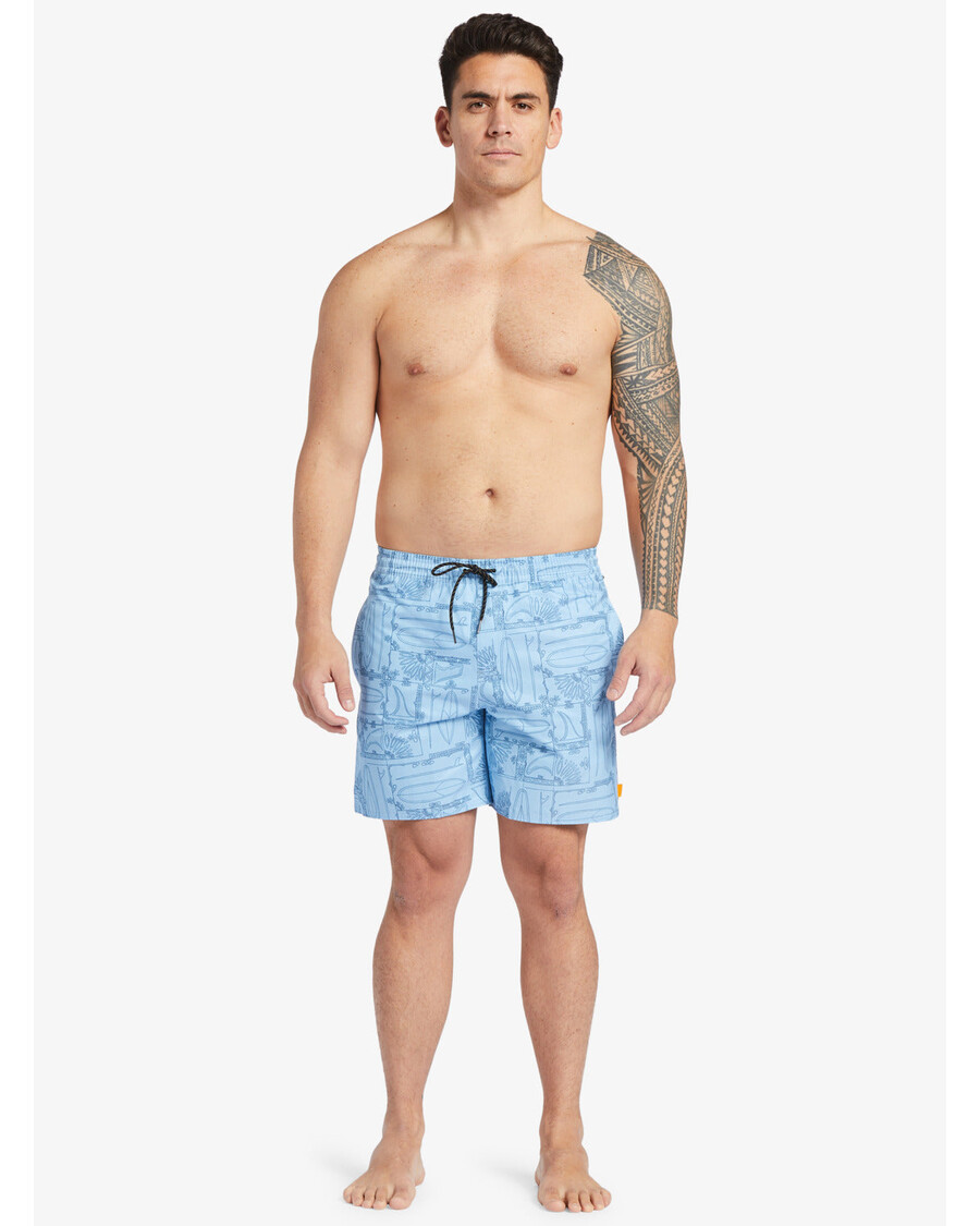 Quiksilver Waterman Longboard Volley 17" Badebukse - Dusk Blue Longboard