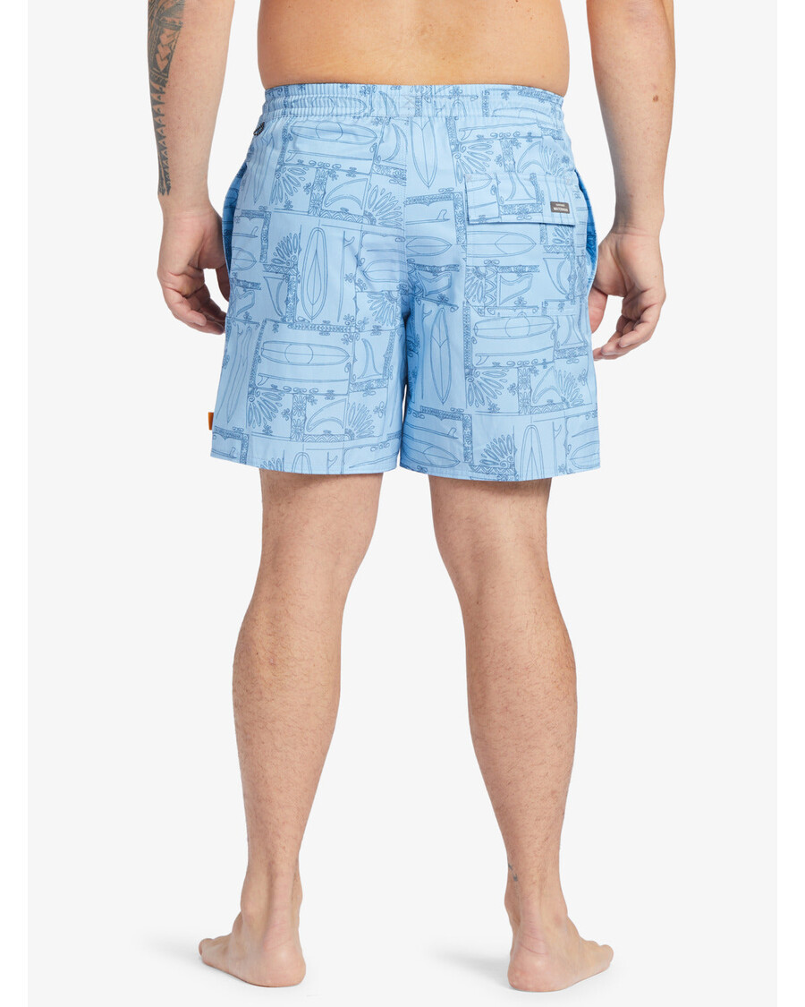 Quiksilver Waterman Longboard Volley 17" Badebukse - Dusk Blue Longboard