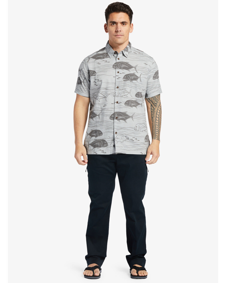 Quiksilver Waterman After Surf Elastične Hlače U Struku - Crne