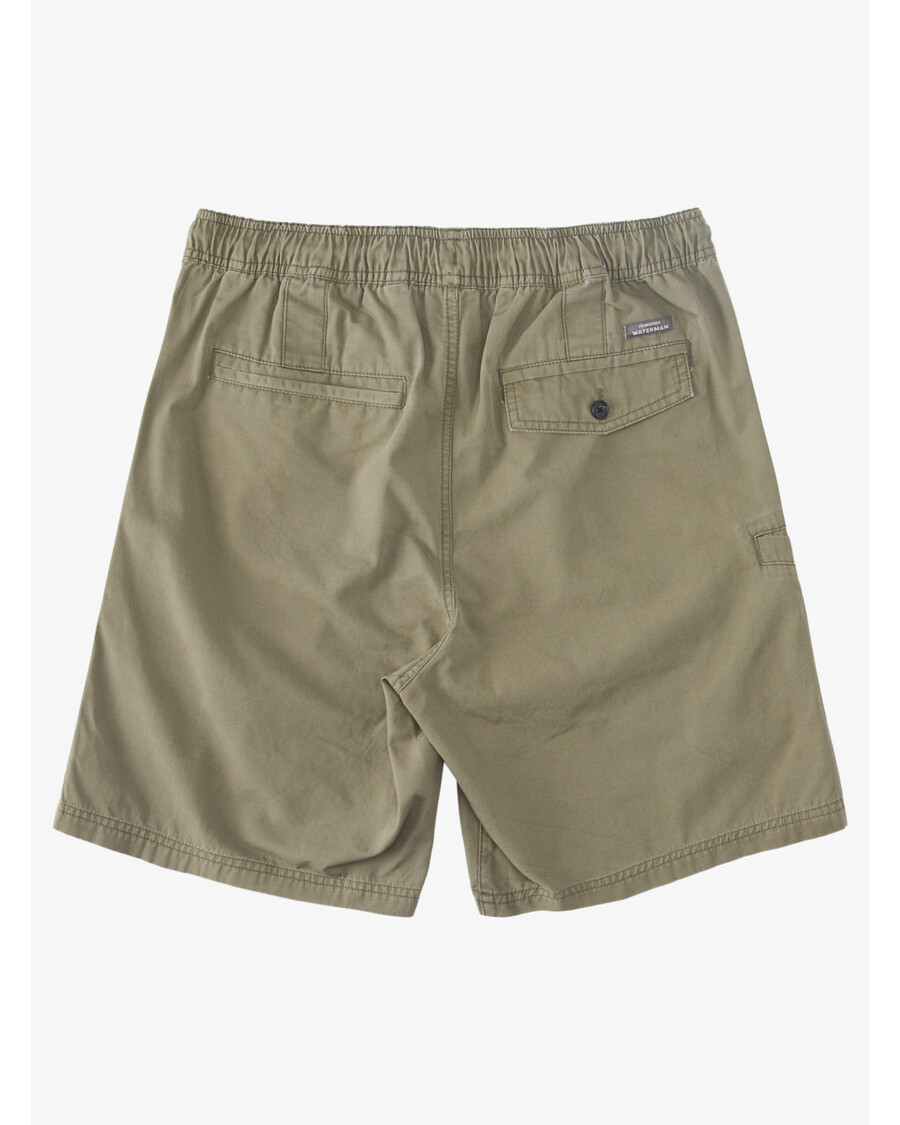 Quiksilver Waterman Last Light Joustava Vyötärö 19" Shortsit - Pölyinen Oliivi