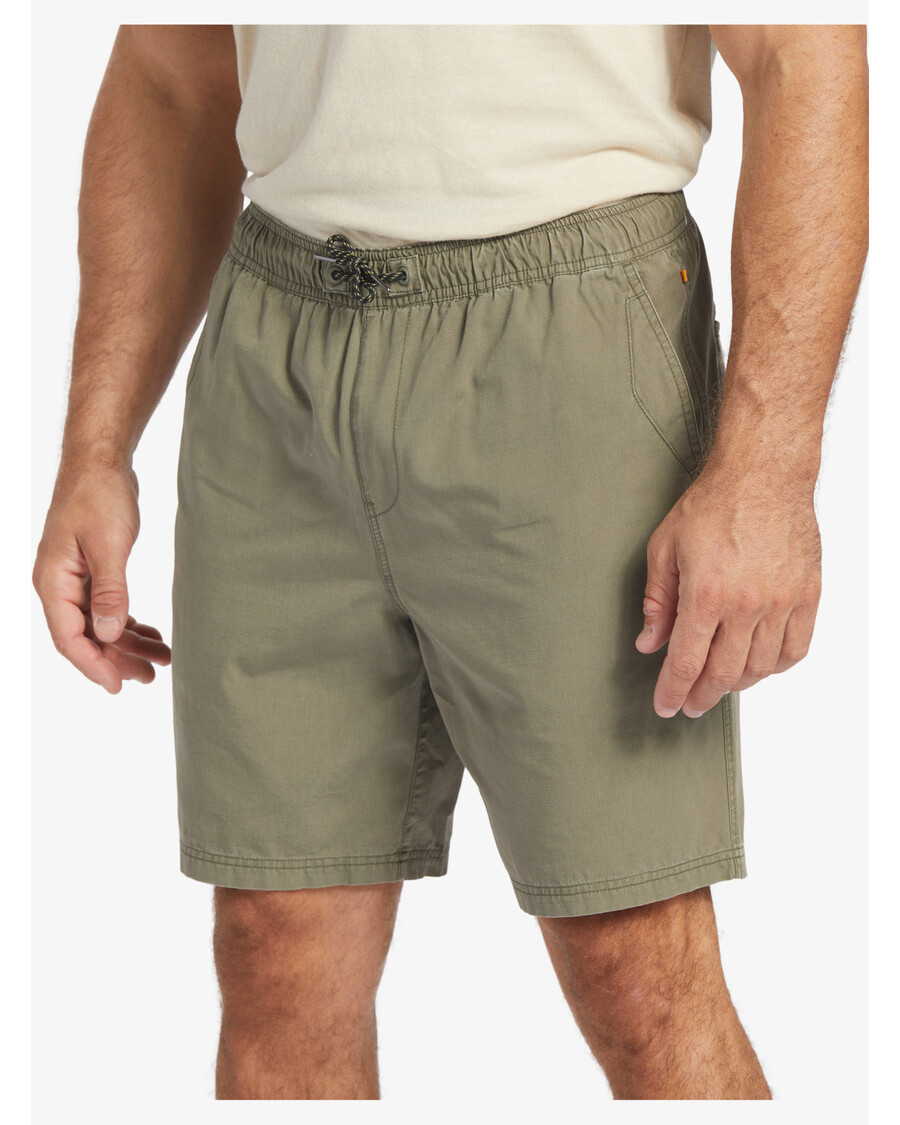 Quiksilver Waterman Last Light Joustava Vyötärö 19" Shortsit - Pölyinen Oliivi