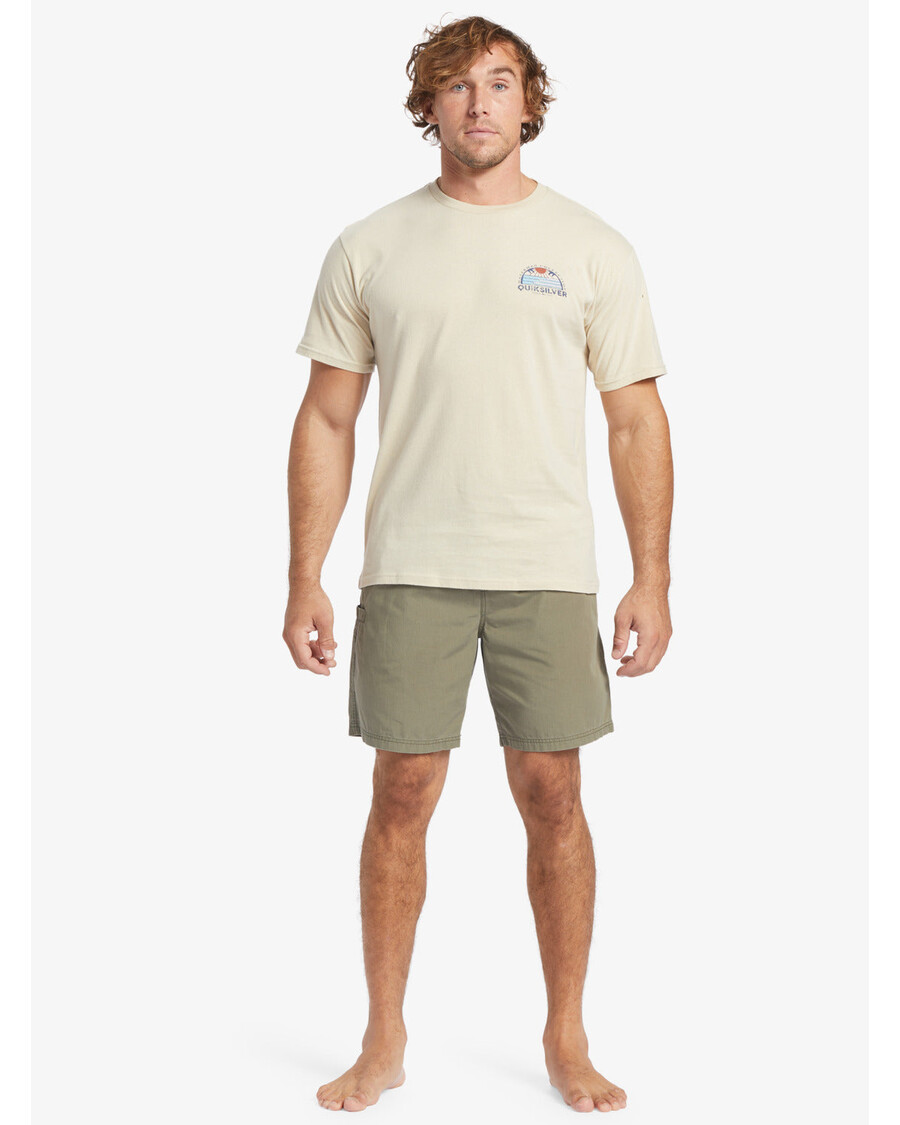 Quiksilver Waterman Last Light Joustava Vyötärö 19" Shortsit - Pölyinen Oliivi