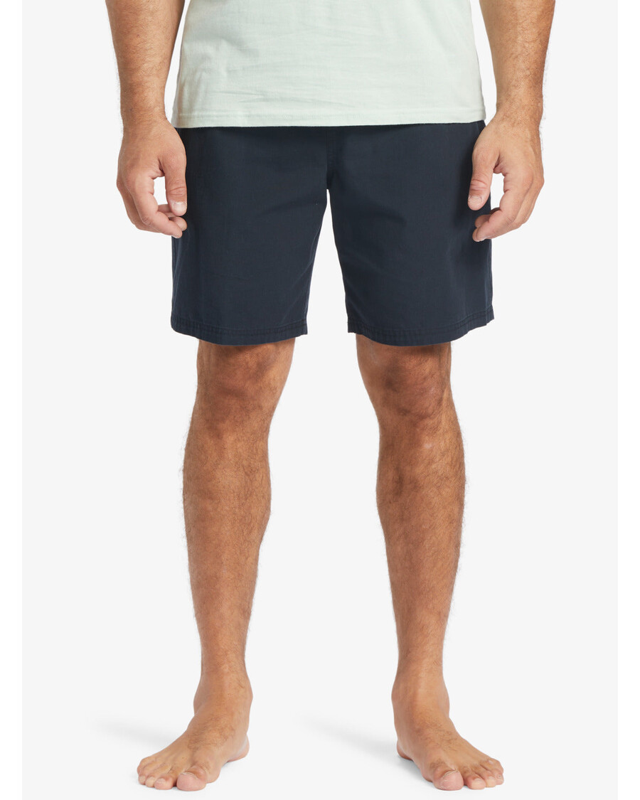 куиксилвер ватерман последњи лагани шортс од 19" са еластичним струком - црни