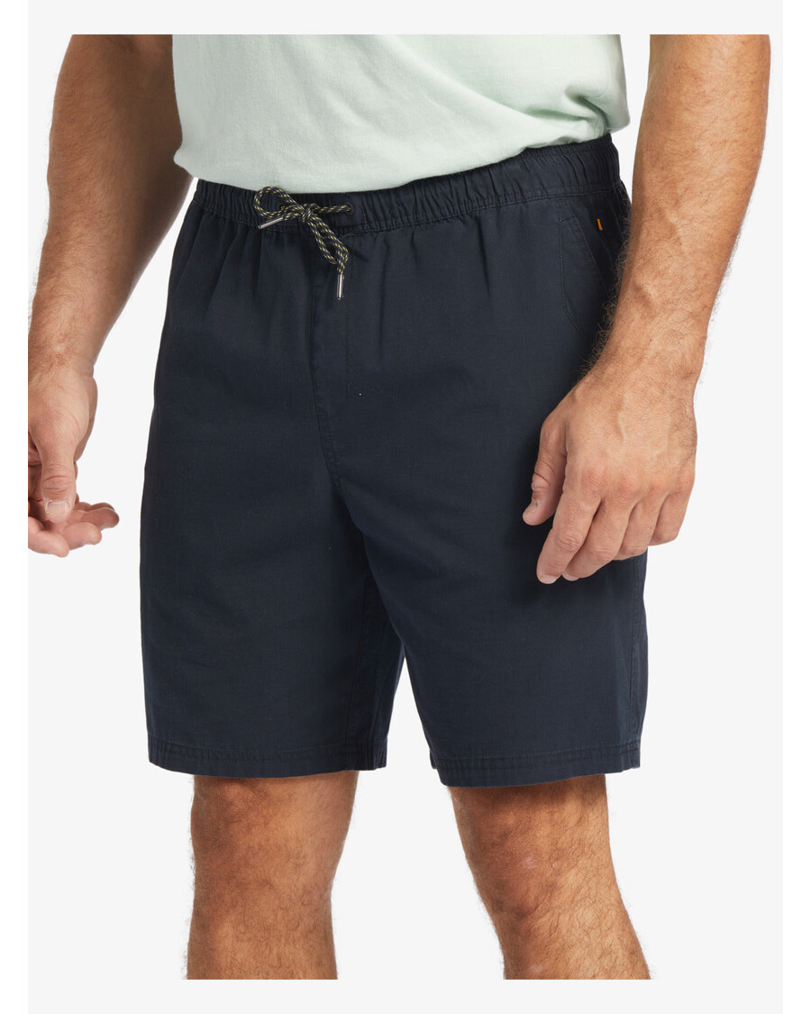 куиксилвер ватерман последњи лагани шортс од 19" са еластичним струком - црни