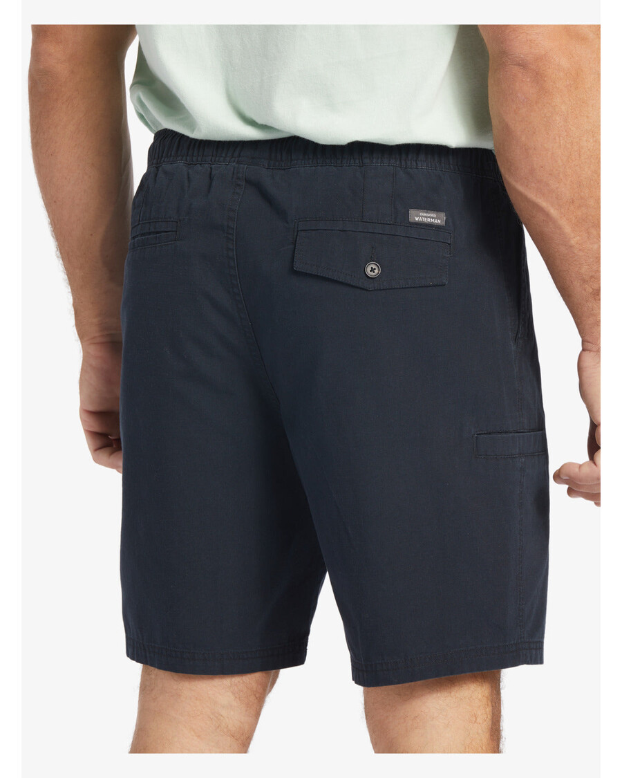 куиксилвер ватерман последњи лагани шортс од 19" са еластичним струком - црни