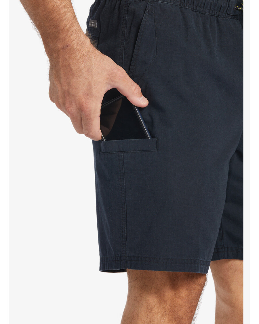 куиксилвер ватерман последњи лагани шортс од 19" са еластичним струком - црни