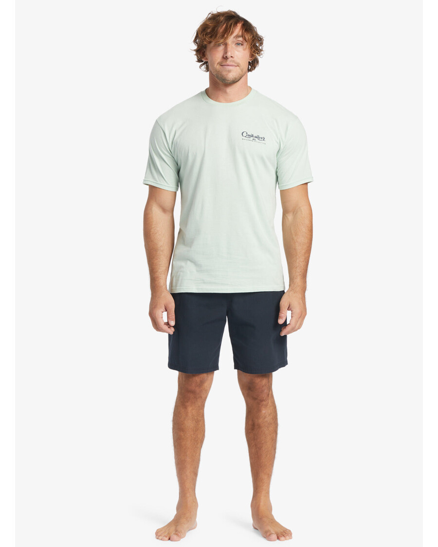 куиксилвер ватерман последњи лагани шортс од 19" са еластичним струком - црни