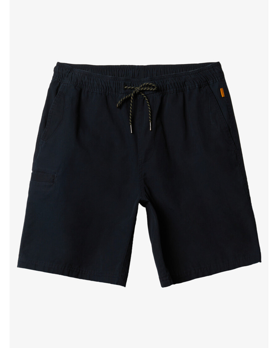 Quiksilver Waterman Last Light Elastic Pas 19" šortky - čierne