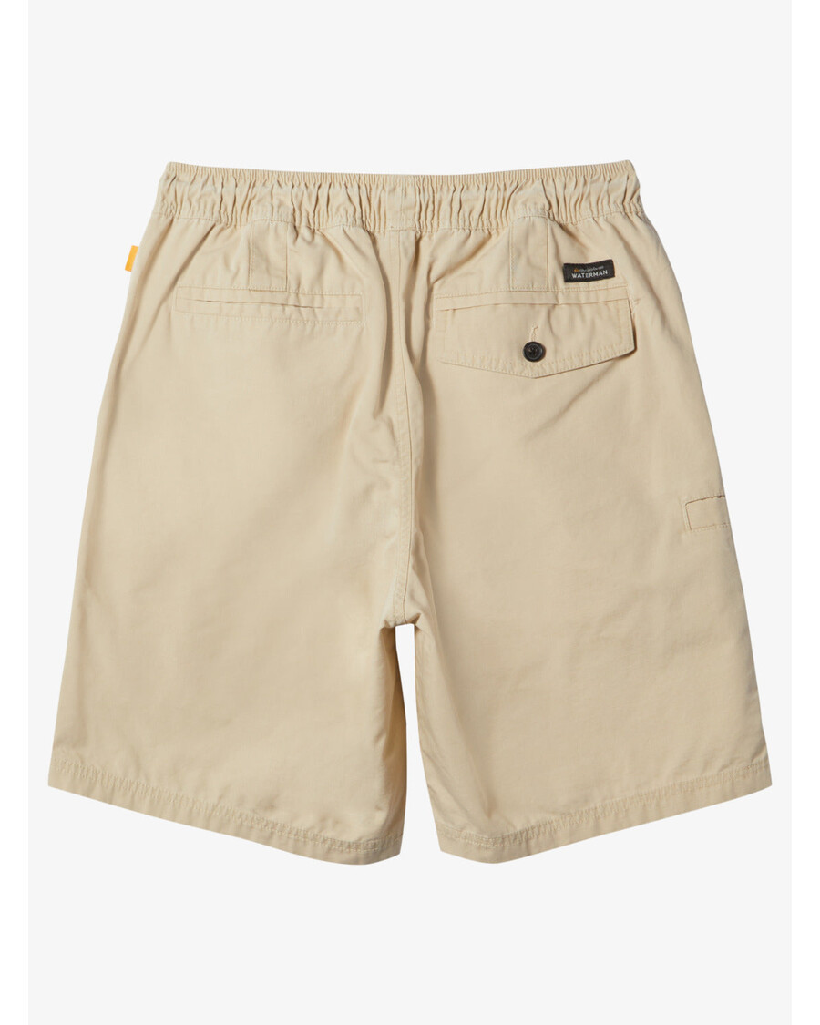 Quiksilver Waterman Last Light Joustava Vyötärö 19" Shortsit - Ruskea Riisi