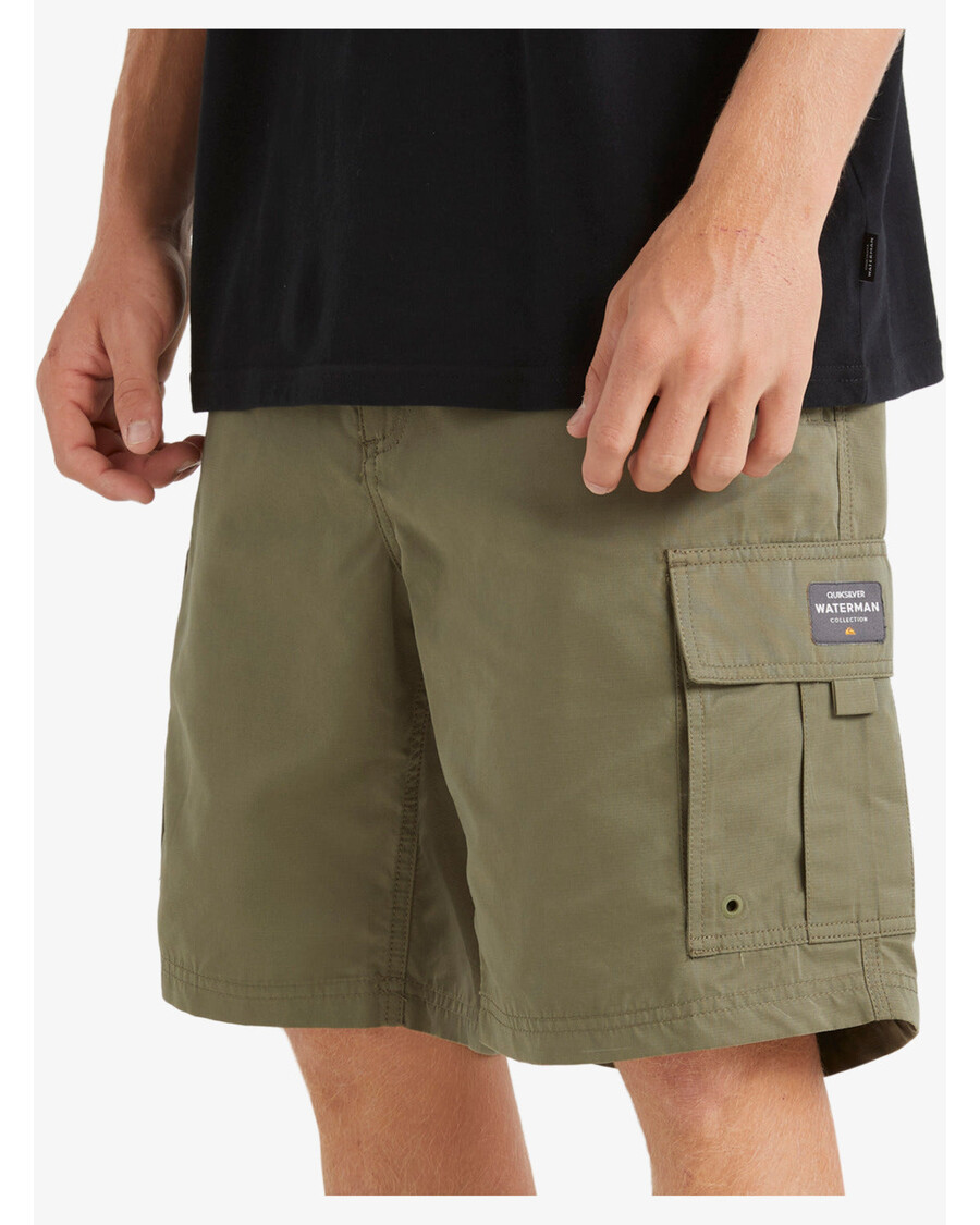 Quiksilver Waterman Maldive Atoll 20" Krovininiai šortai - Dulkėtas Alyvuogių