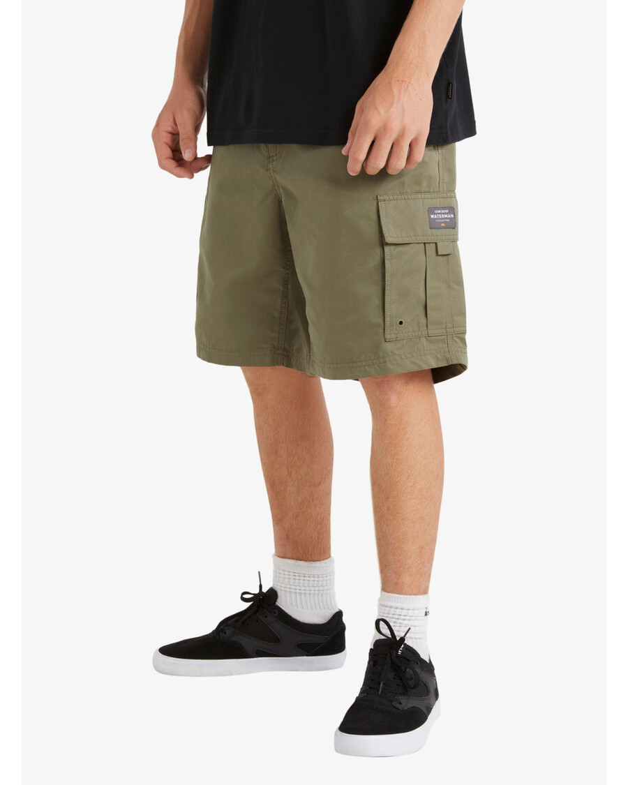 Quiksilver Waterman Maldive Atoll 20" Krovininiai šortai - Dulkėtas Alyvuogių