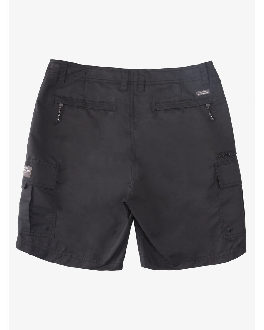 Шорты карго 20 дюймов Quiksilver Waterman Maldive Atoll - черные