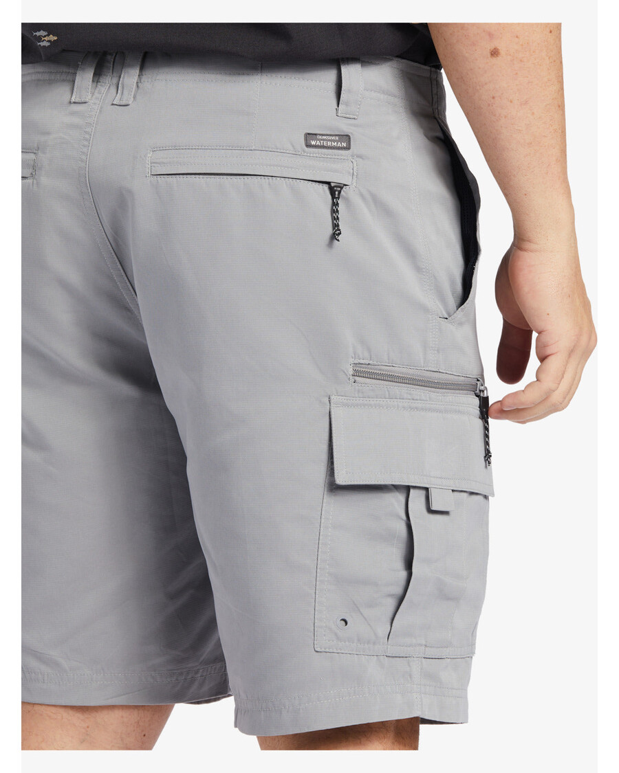 Quik Silver Waterman Maldive Atoll 20" Cargo Shorts - Sharkskin