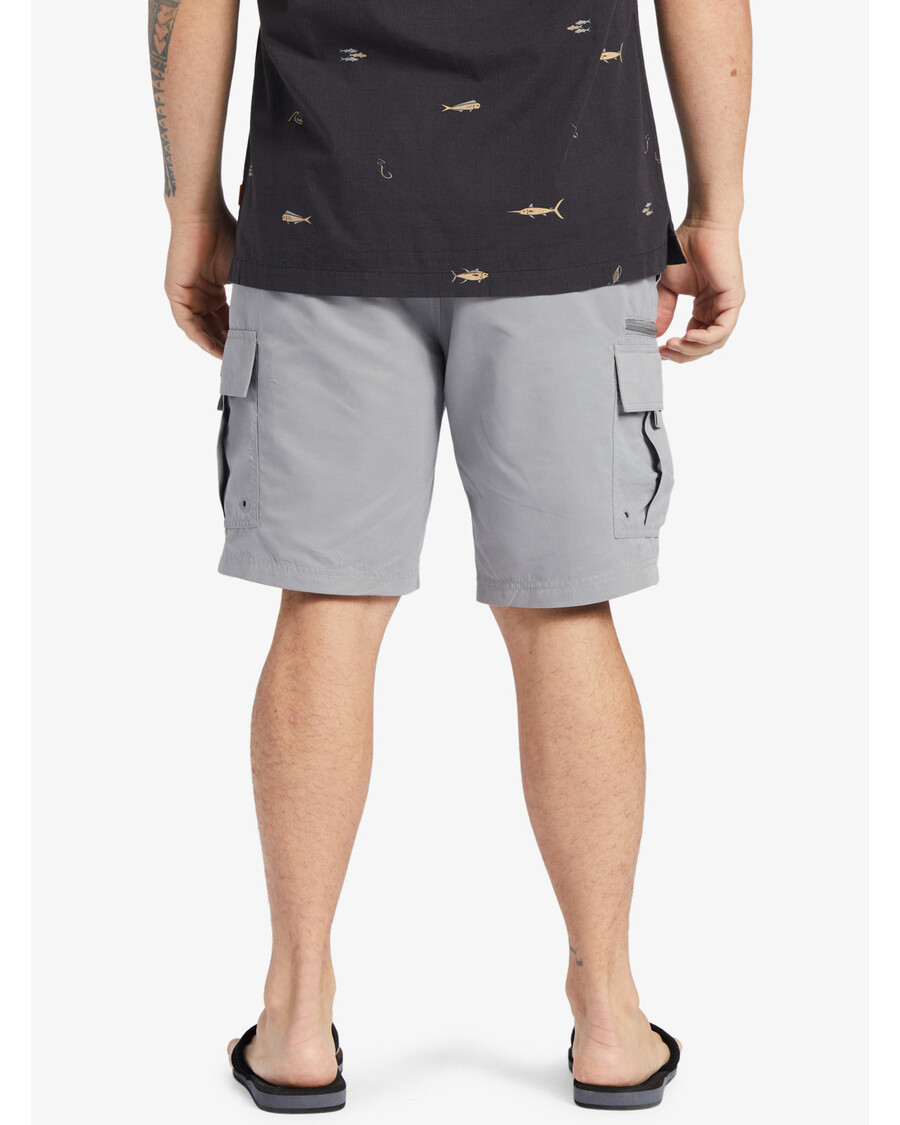 Quik Silver Waterman Maldive Atoll 20" Cargo Shorts - Sharkskin