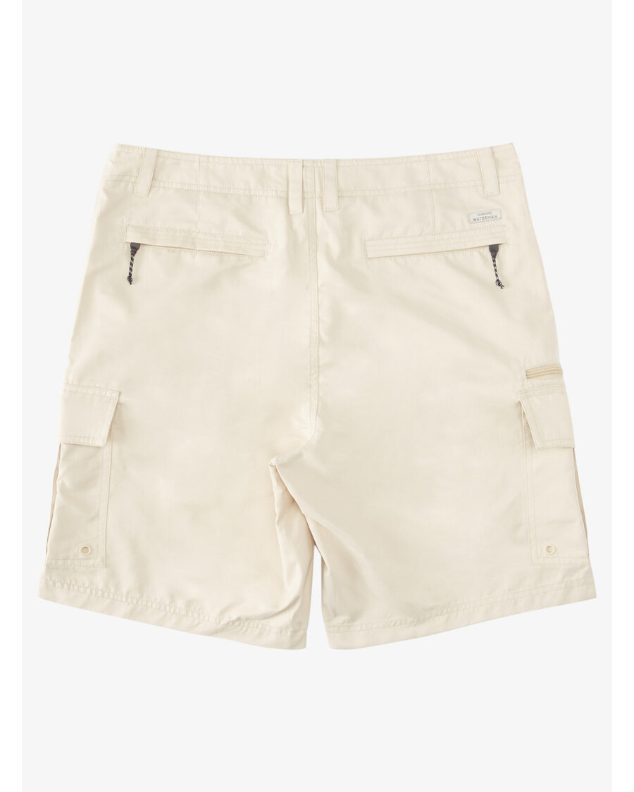 Quiksilver Waterman Maldive Atol 20" Cargo šortky - Hnědá Rýže