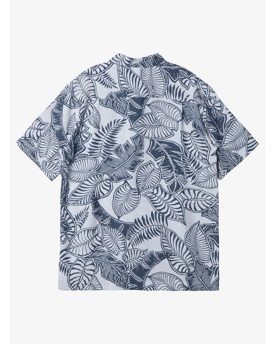 Quik Silver Waterman Siesta Short Sleeve Shirt - Major Blue