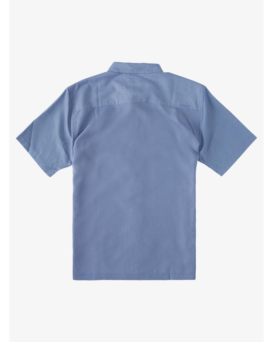 クイックシルバー ウォーターマン キングス クリフ 半袖シャツ - エンサイン ブルー キングス クリフ