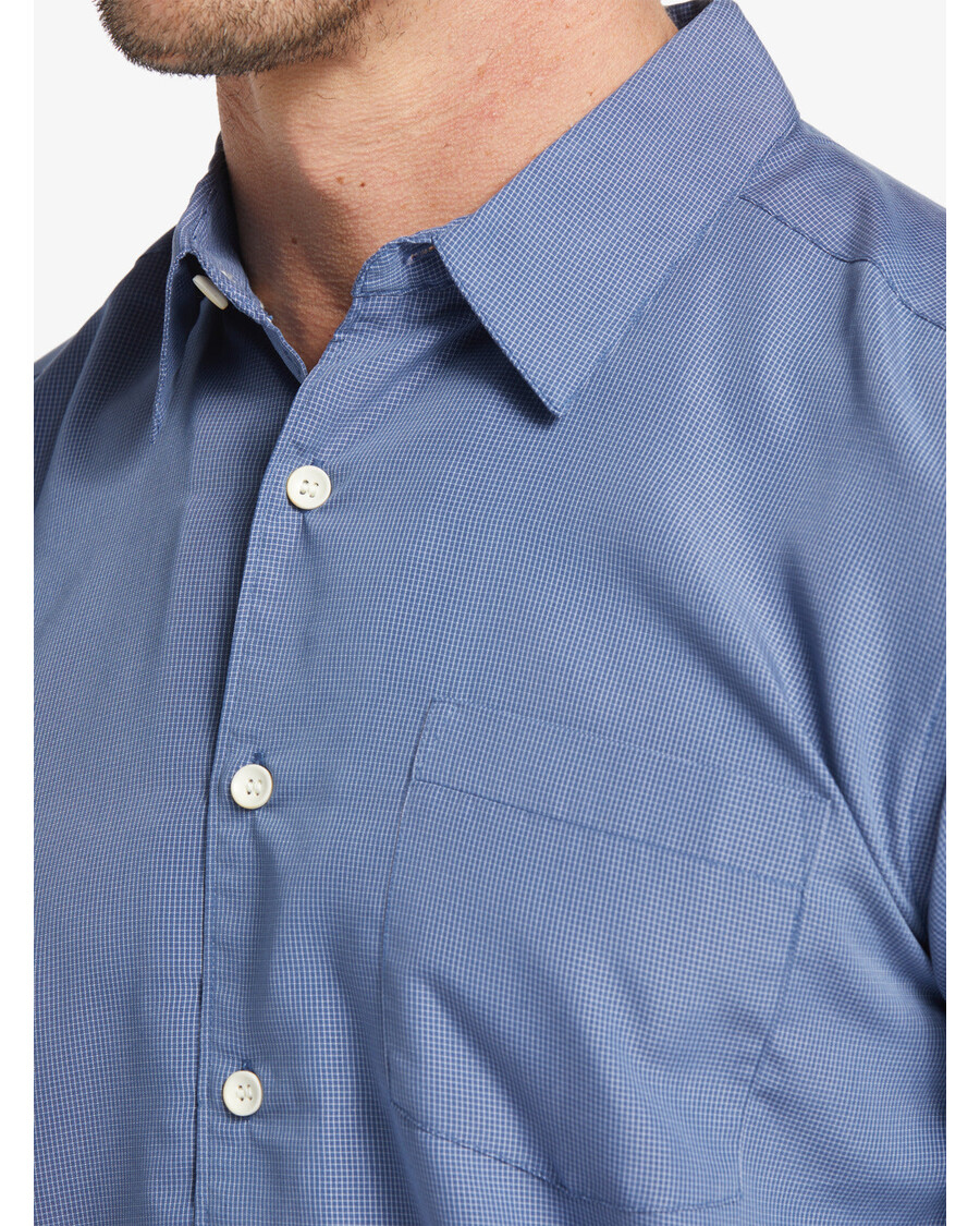 クイックシルバー ウォーターマン キングス クリフ 半袖シャツ - エンサイン ブルー キングス クリフ