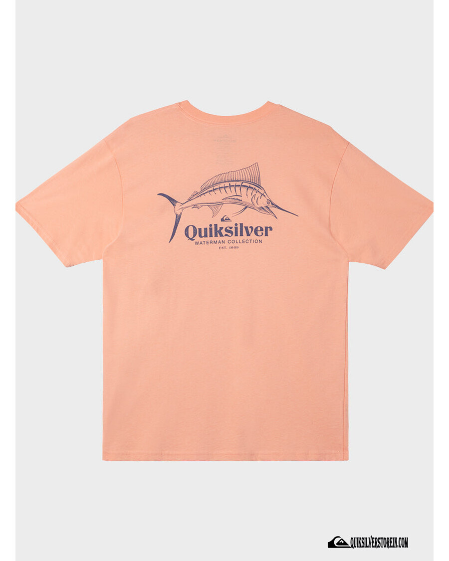 Quiksilver Waterman Trophy Catch Majica - Breskvasto Ružičasta