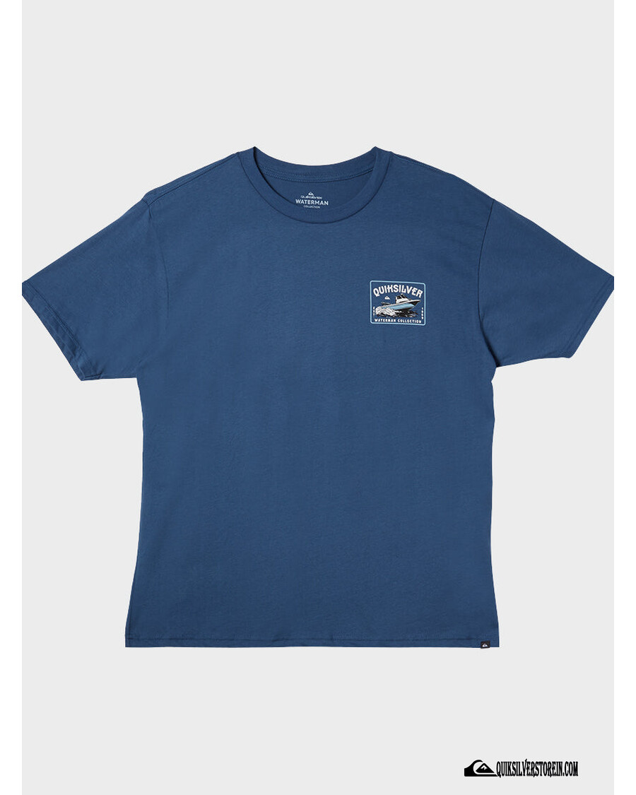 Quiksilver Waterman Sea Search T-skjorte - Ensign Blå