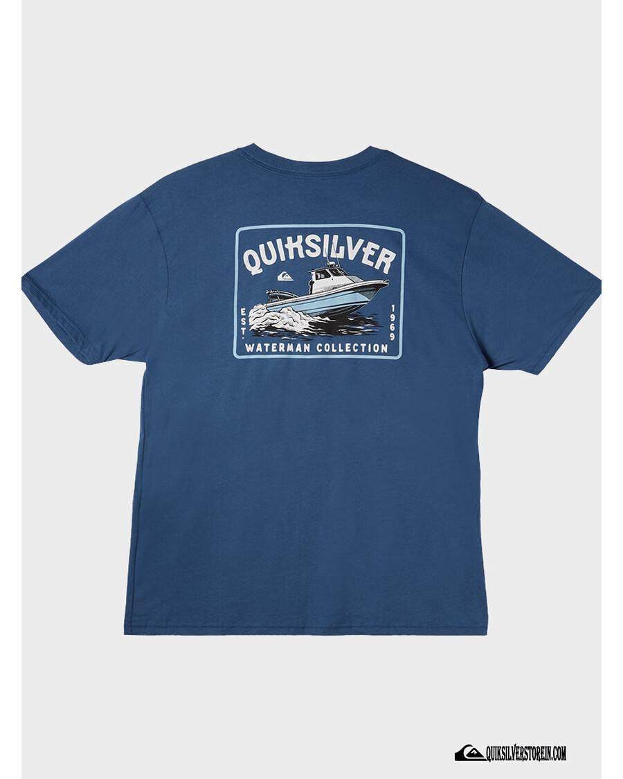 Quiksilver Waterman Majica Za Traženje Mora - Plava Zastava