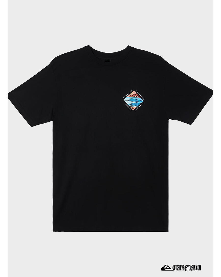 Quik Silver Waterman Cross Chop T-Shirt - Black