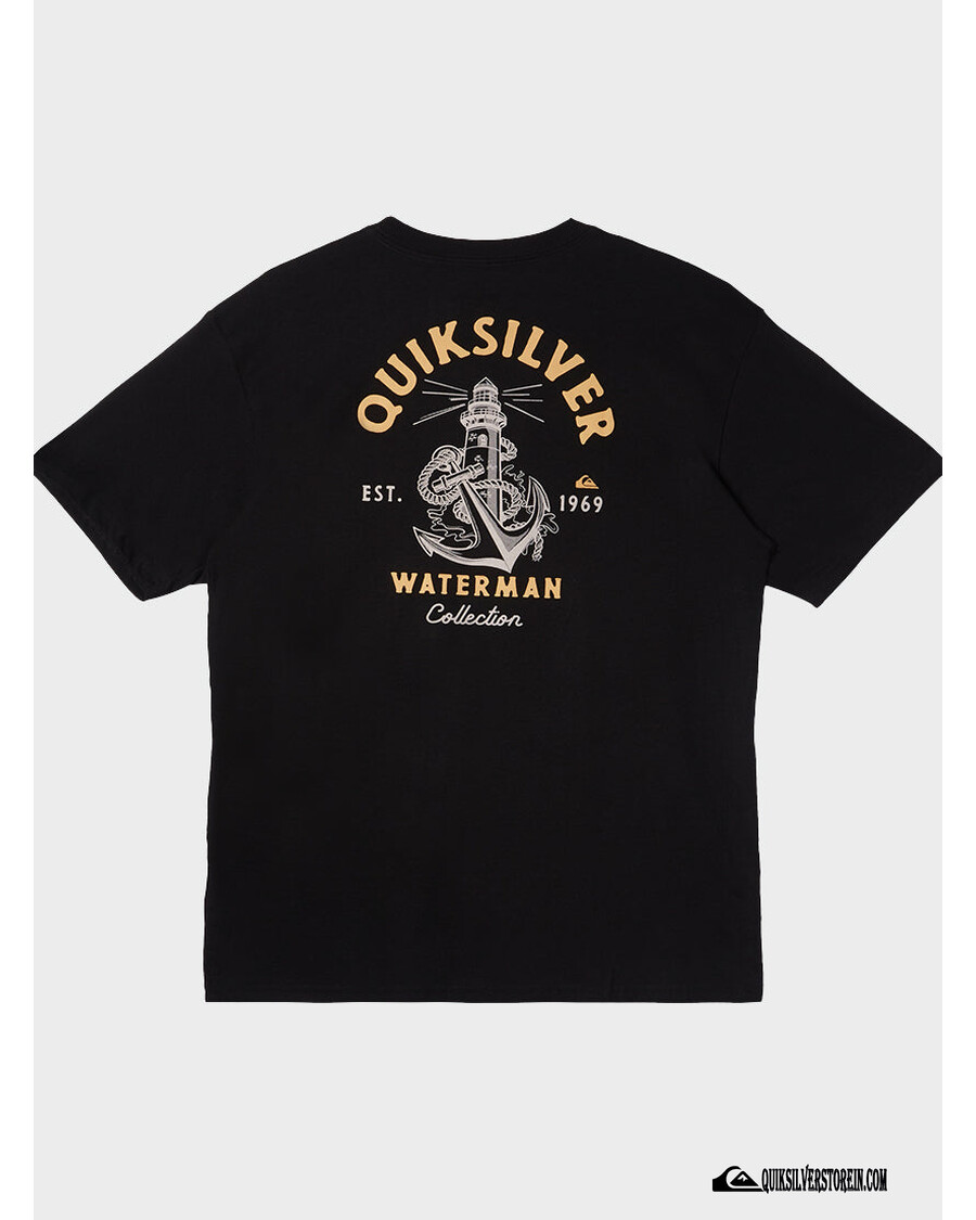 Quiksilver Waterman Anchors Away Majica - Crna