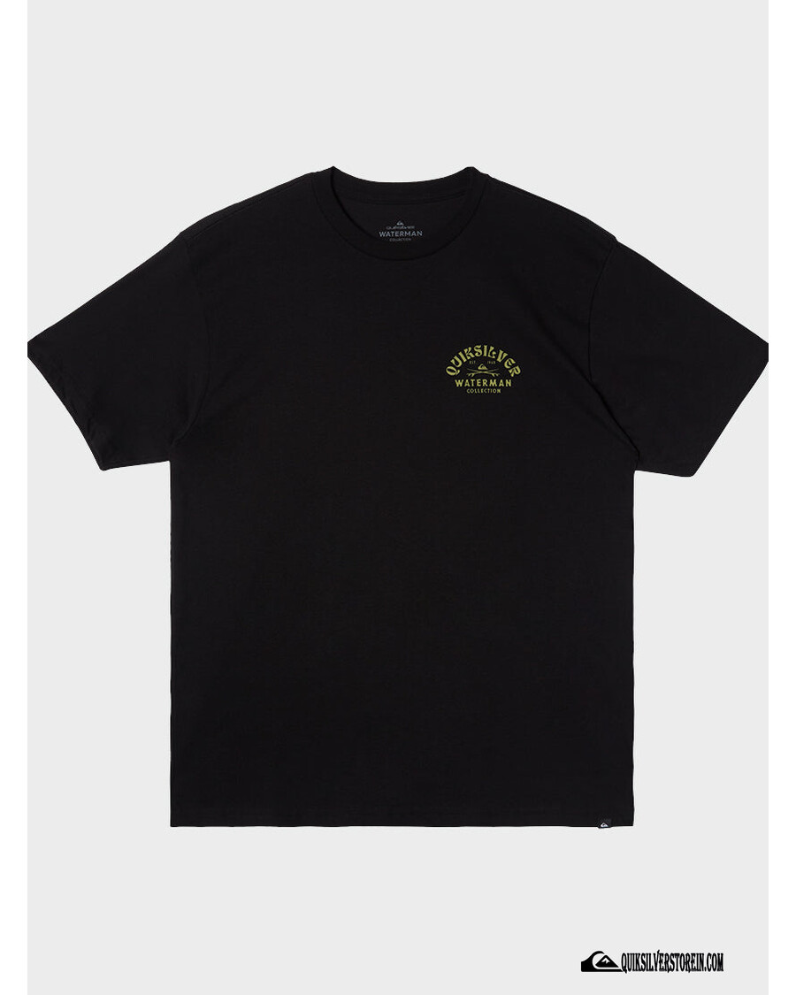 Quik Silver Waterman Deep Waters T-Shirt - Black