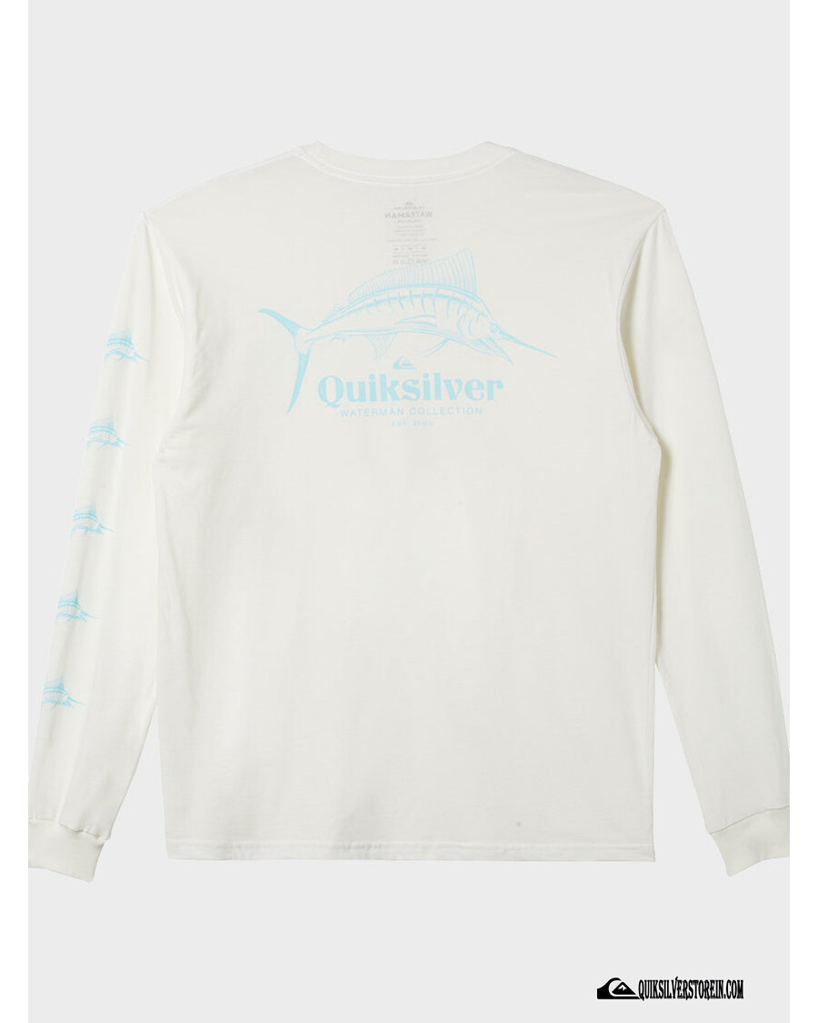 Quiksilver Waterman Trophy Catch Långärmad T-shirt - Snövit
