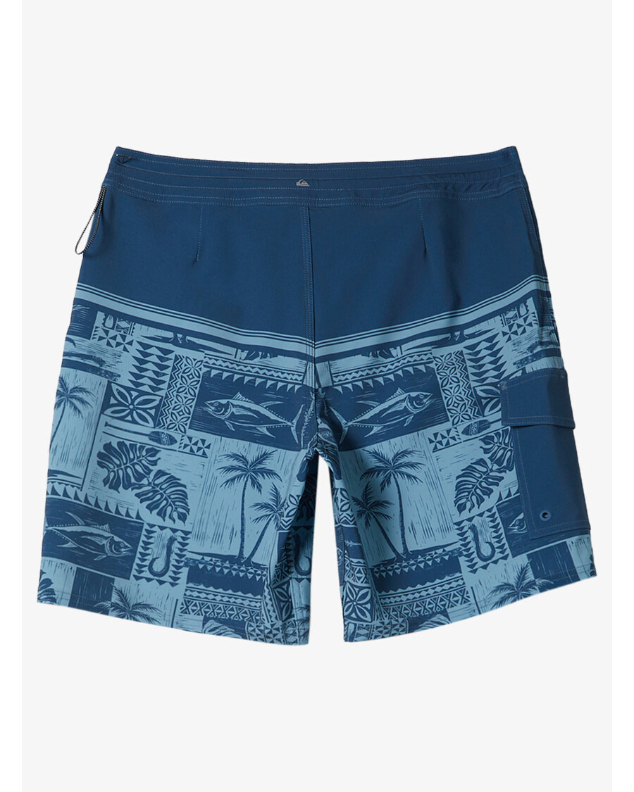 Quik Srebrne Waterman Kratke Hlače Za Ubodnu Pilu 19" - Zastava Za Ubodnu Pilu Plava