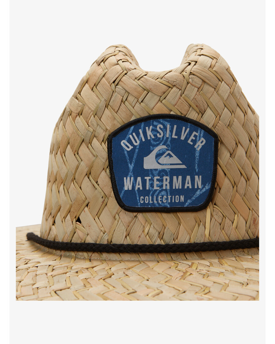 Quik Silver Waterman Outsider Straw Lifeguard Hat - Reef Point Ensign Blue