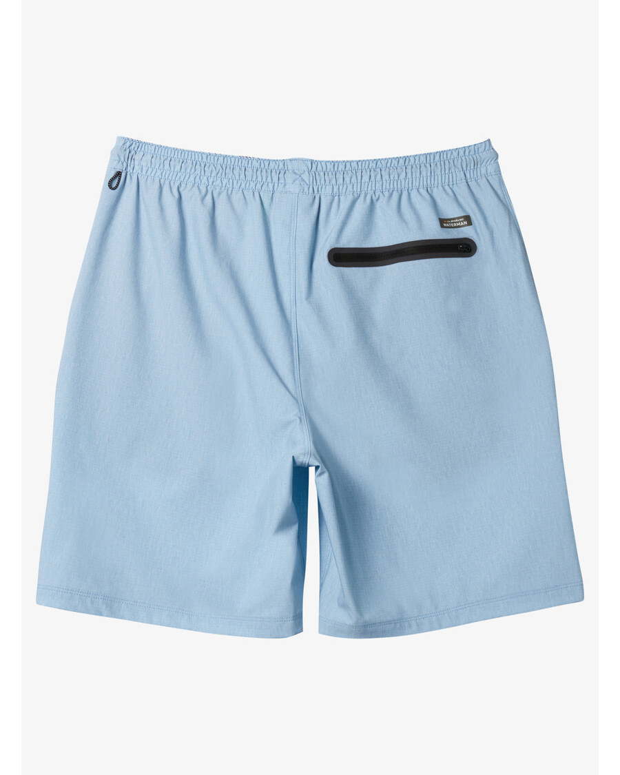 куиксилвер ватерман мако ампхибиан 17" хибридни шорц - сумрачно плава