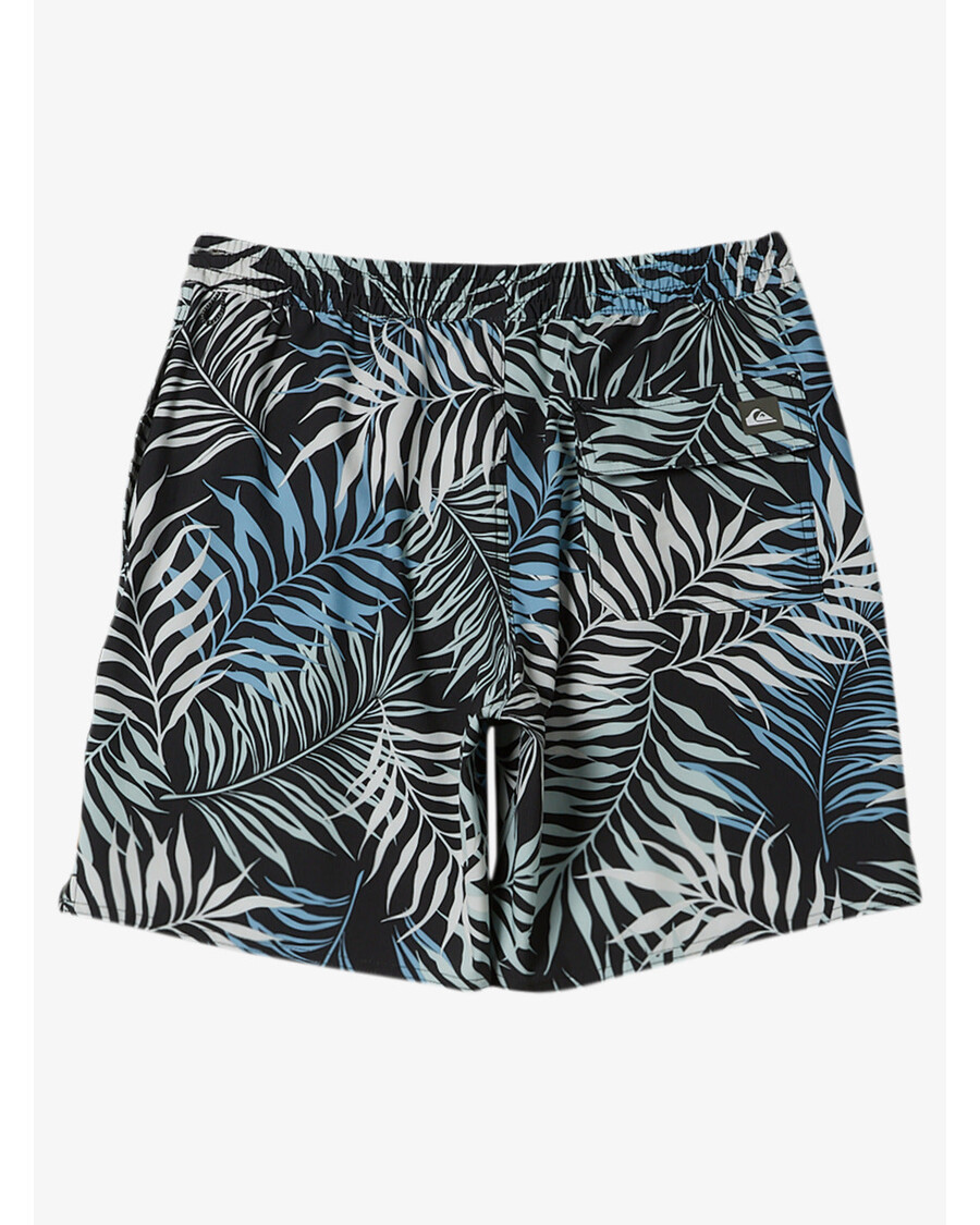 Quik Silver Waterman Wild Fern 17" Swim Trunks - Wild Fern Black