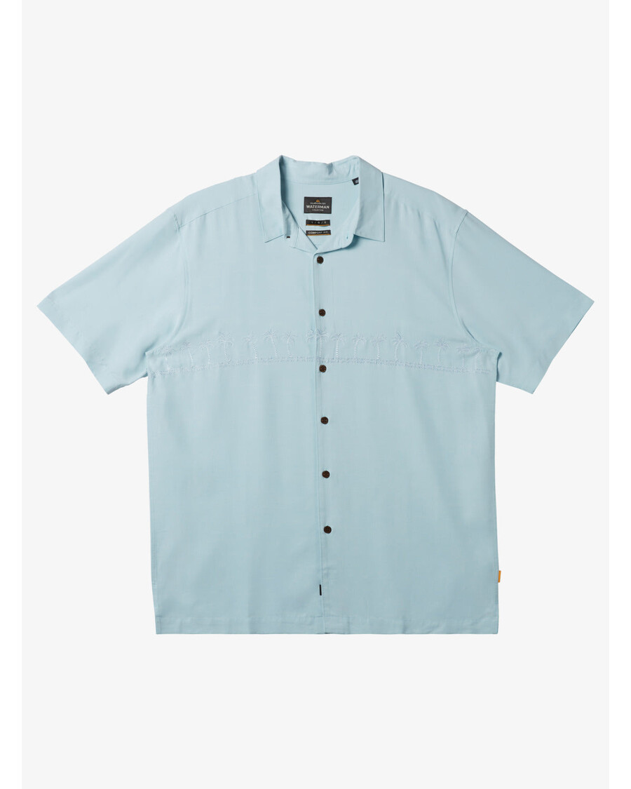 Quiksilver Waterman Tahiti Palms Premium Anti-rynkskjorta -