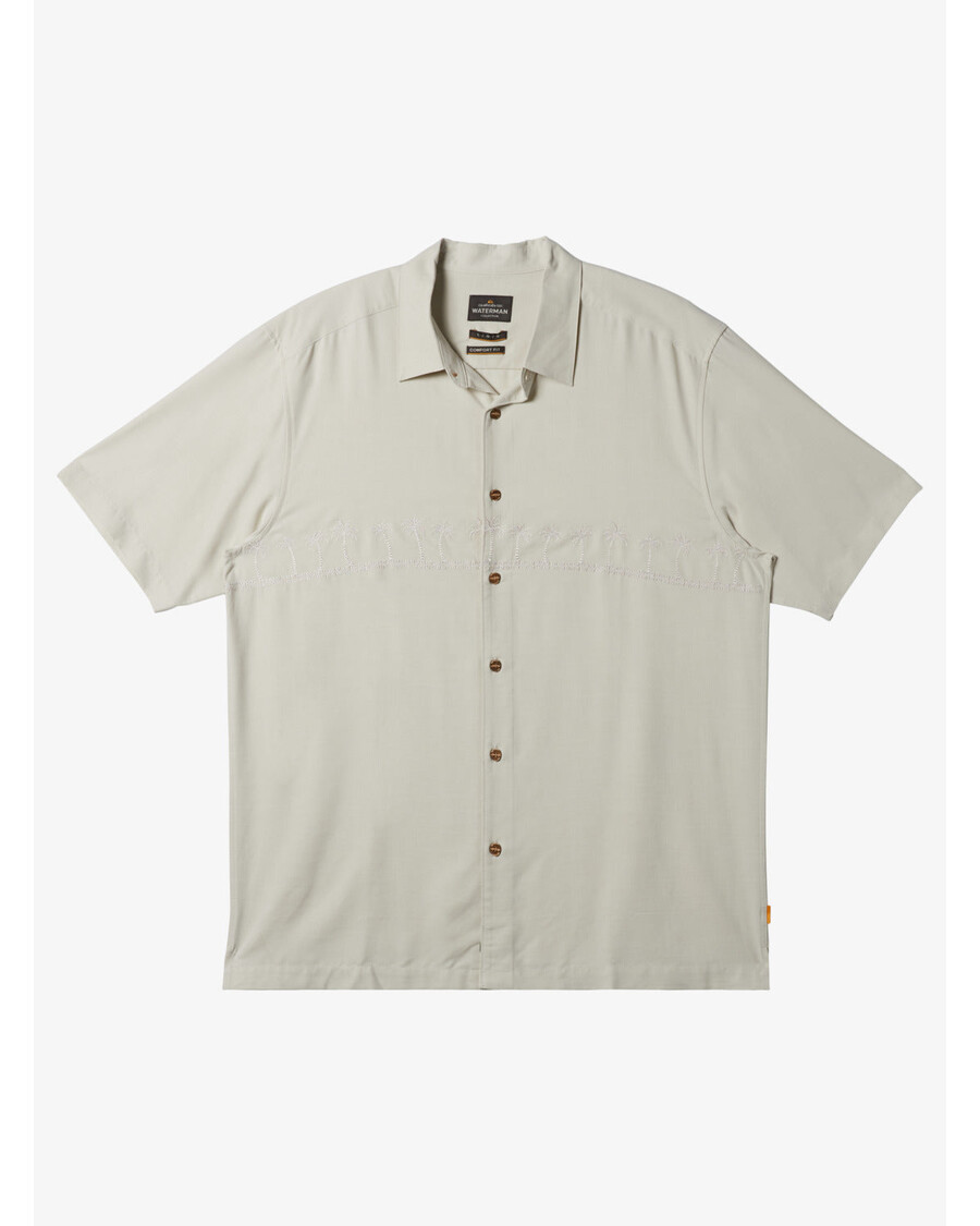 Quiksilver Waterman Tahiti Palms Premium Anti-rynkskjorta -