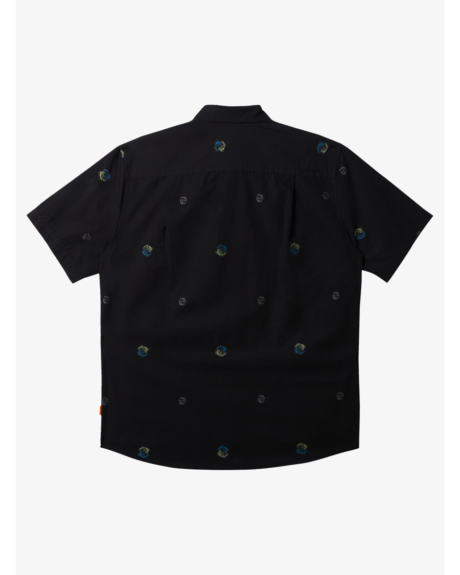 Camicia Quiksilver Waterman Clippa - Tessuto Clippa Nero