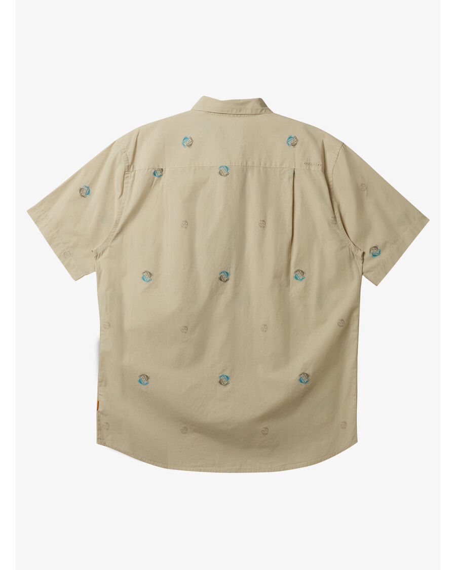 قميص Quiksilver Waterman Clippa - منسوج بنسيج المحار