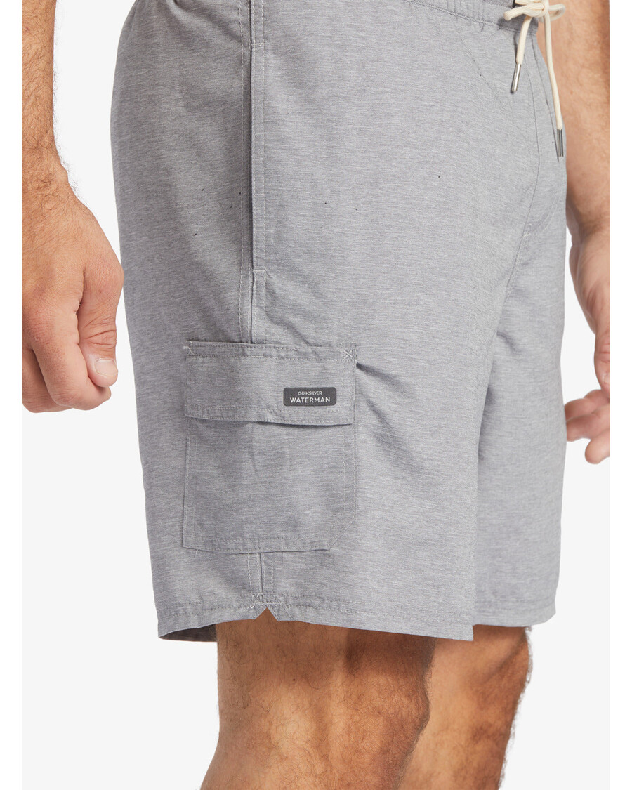 Quik Silver Waterman Balance 18" Swim Trunks - Heather Grey