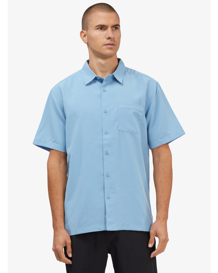 Quik Sølv Waterman Centinela Premium Anti-rynkeskjorte - Skumringsblå Centinela