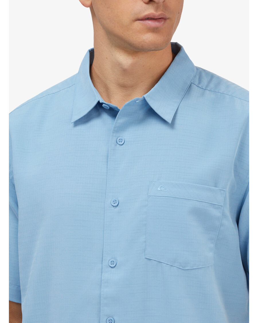 Quik Sølv Waterman Centinela Premium Anti-rynkeskjorte - Skumringsblå Centinela