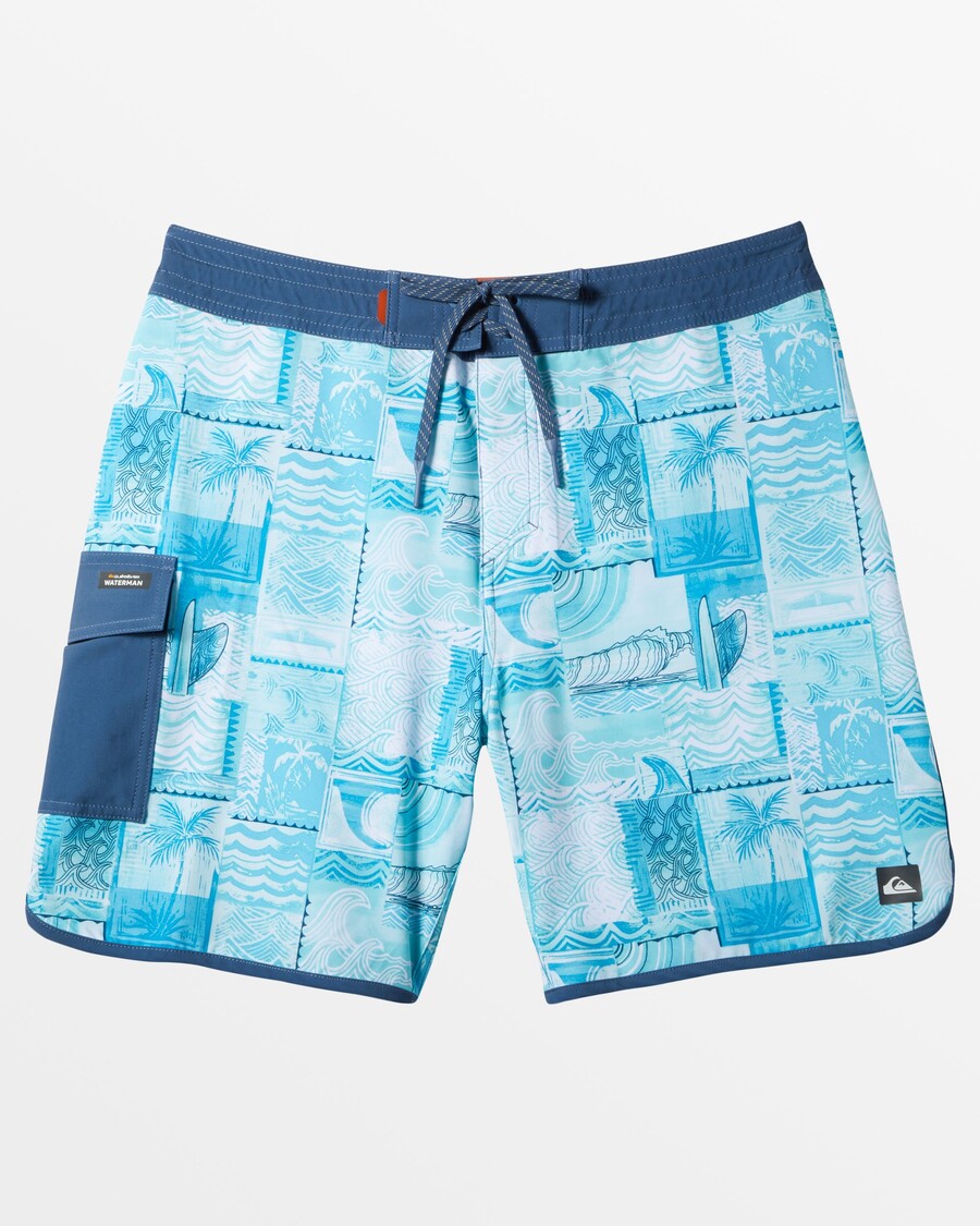 Quiksilver Waterman Aqua Stamp 19" Boardshortsit -