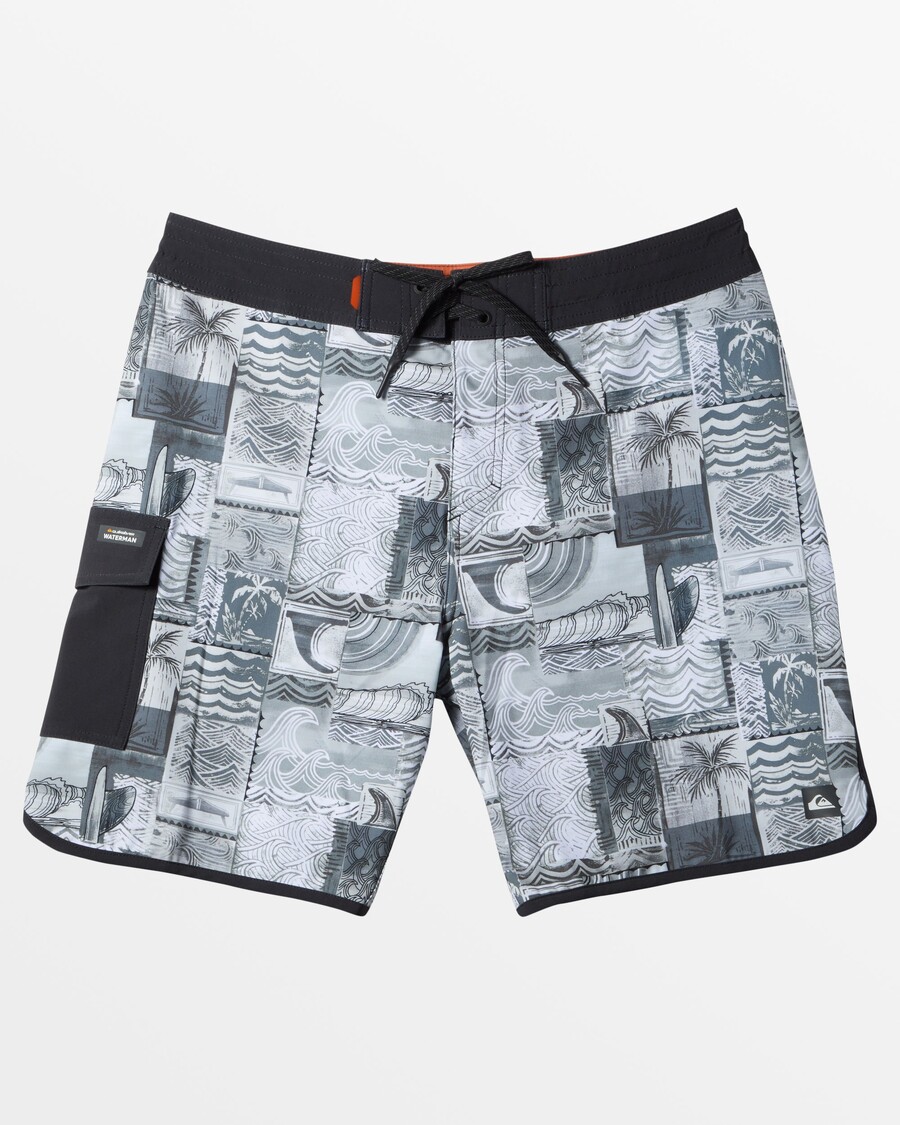 Quiksilver Waterman Aqua Stamp 19" Boardshortsit -