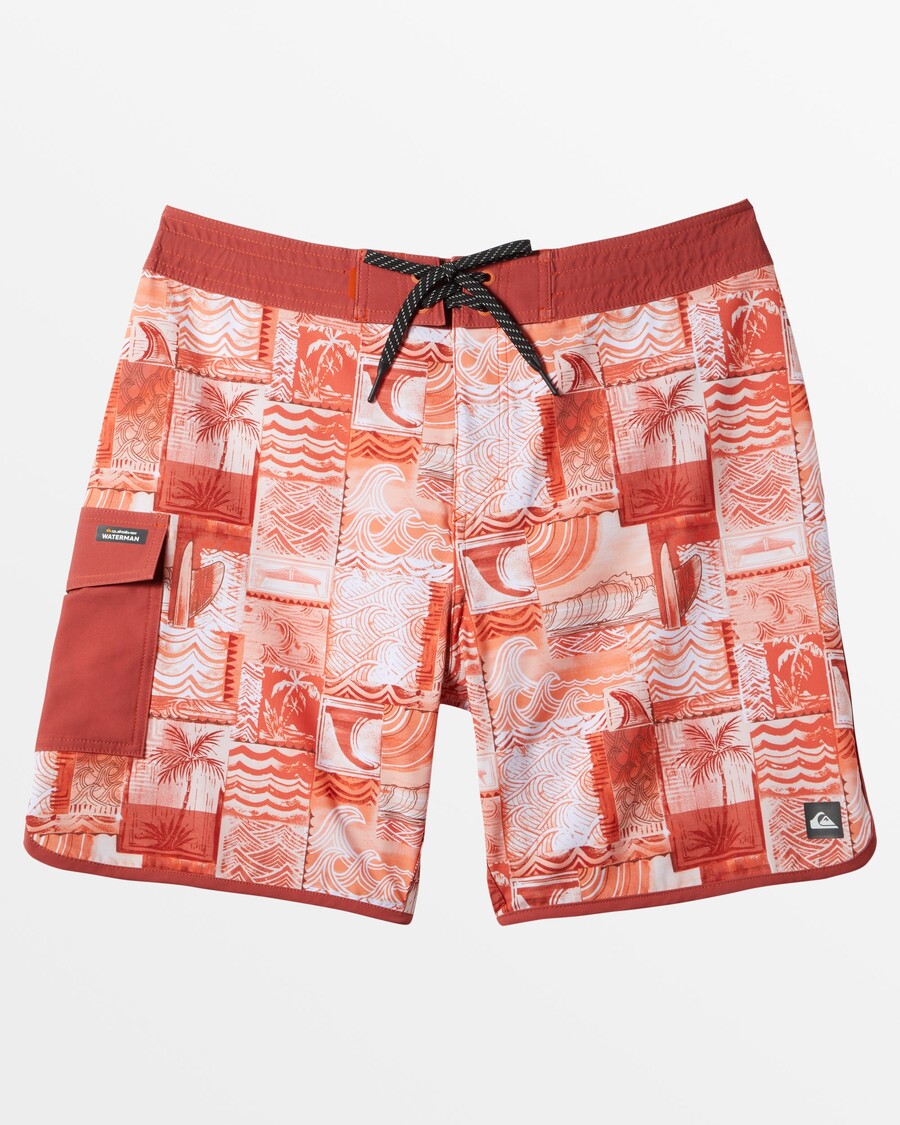 Quiksilver Waterman Aqua Stamp 19" Boardshortsit -